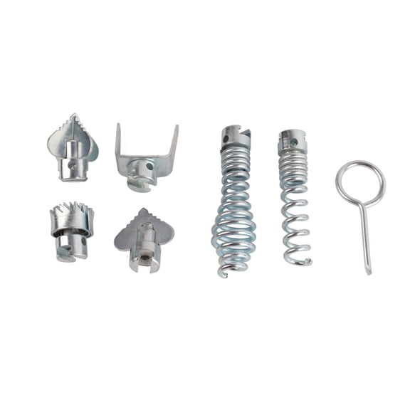 16mm Drain Auger Head, 7Pcs Manganese Steel Cutter Tool For Clogged Pipes  Dredging