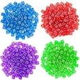 thumbnail image 1 of 16mm Game Dice Bulk Bunde: Purple, Blue, Green, Red Dice, 400ct., 1 of 5