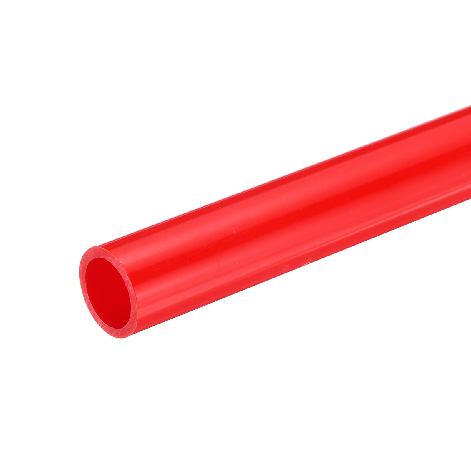 Tuyau PVC Rigide Rond Rouge 16mm Intérieur 20mm Extérieur - 0,35m - Uxcell