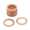 thumbnail image 1 of 16mm Inner Dia Copper Washers Flat Car Metric Sealing Gaskets Rings 20pcs, 1 of 3