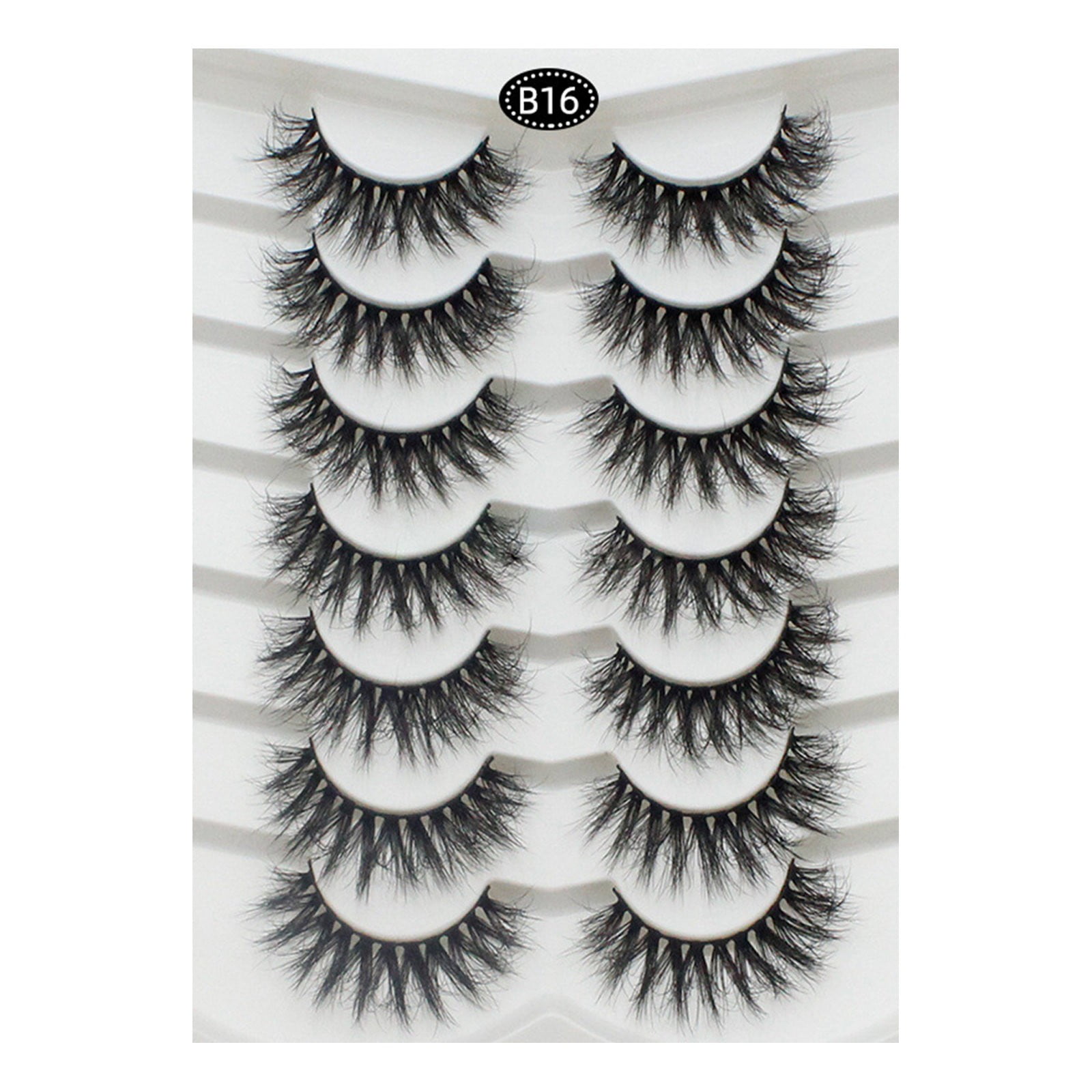 16mm Lashes 20 Eyelashes Pack Natural Strip Lashes Bottom Eyelashes