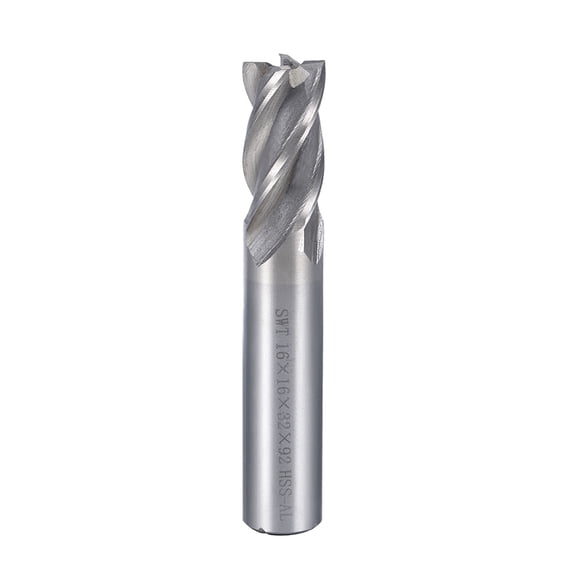 16mm Shank 16mm x 32mm Straight End Mill Cutter CNC Router Bits 4 Flute