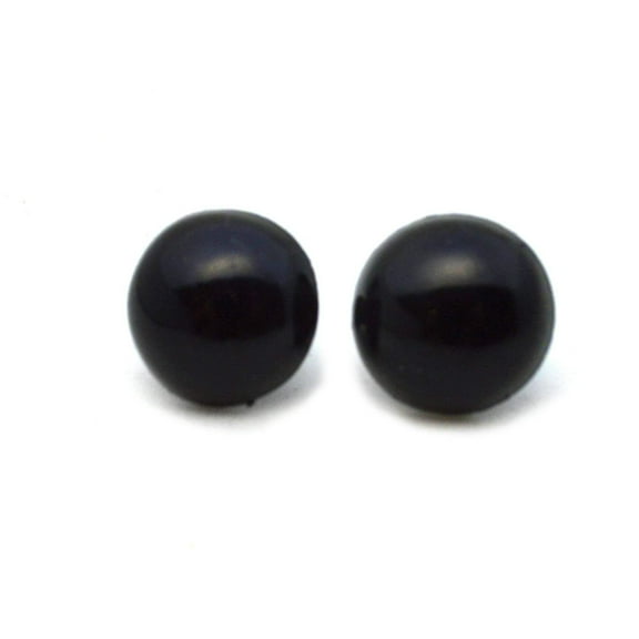 16mm Solid Black Plastic Safety Eyes