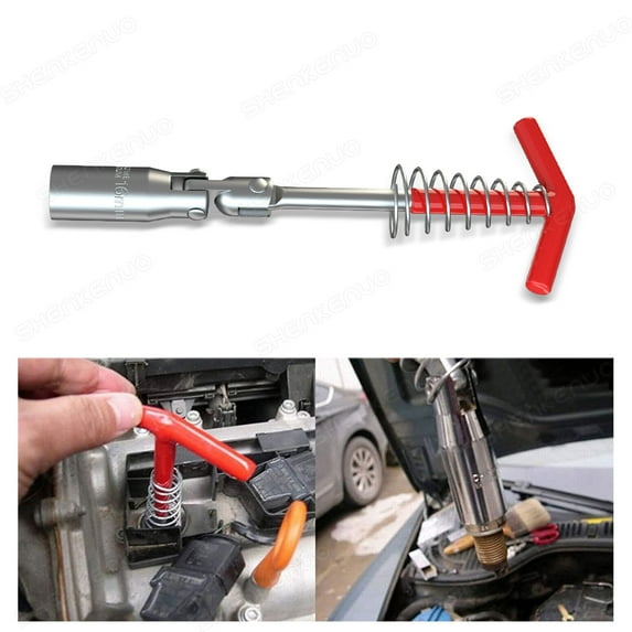 16mm Spark Plug Removal Tool 5/8" T-Bar T-Handle Spanner Socket Wrench For Car