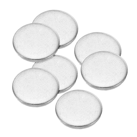 16mm Steel Disc, 25Pcs Metal Stamping Blanks Tags Circle Round Metal Plate Strike for Laser Engraving Stamping