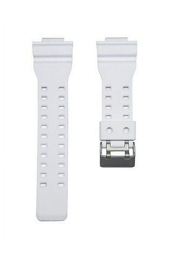 16mm White Rubber Watch Band fits Casio G-Shock GA300, GA100, GW8900, GA120, GD110