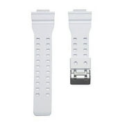 16mm White Rubber Watch Band fits Casio G-Shock GA300, GA100, GW8900, GA120, GD110