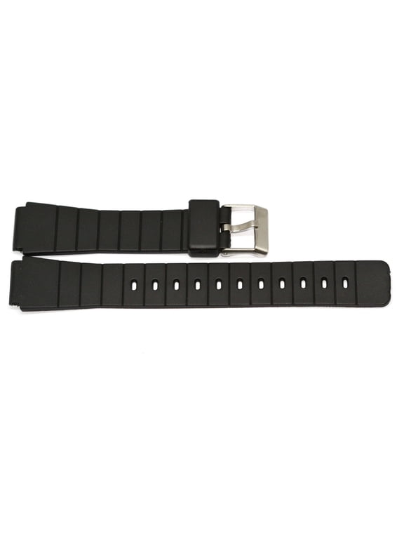16mm resin rubber replacement watch band strap fits compatible with Casio F-91W/F-84/F-94/F watch