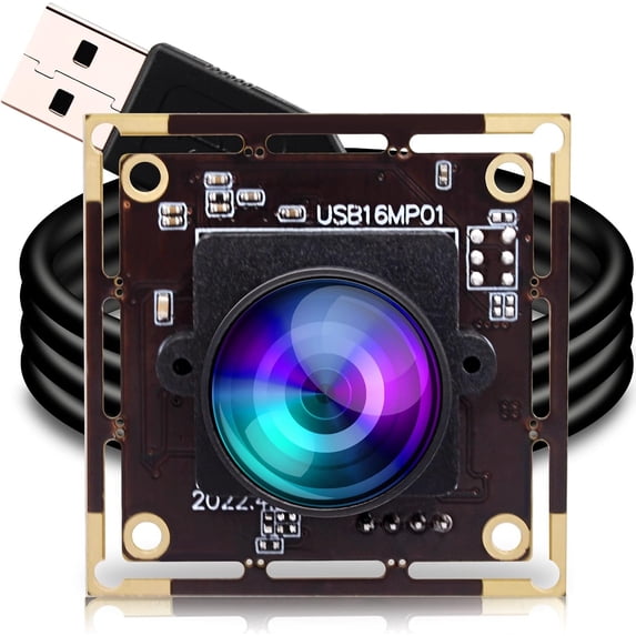 Usb Web Mini Camera 16mp Wide Angle USB Camera for 180degree Fisheye Lens Webcam Board Mini ...