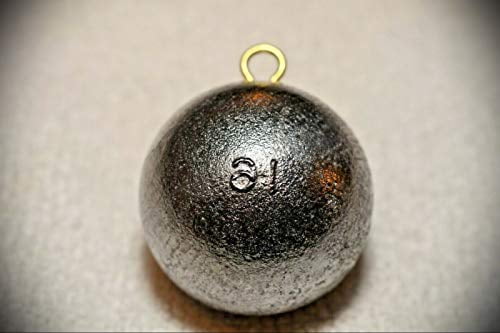 16oz (1 Pound) Cannonball Rock Cod Deep Drop Weights Sinker