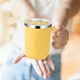 thumbnail image 1 of 16oz 304 Stainless Steel Vacuum Tumbler Double Wall Insulated Mug Sweat-Proof Cup with Handle for Hot Cold Beverages, 1 of 6