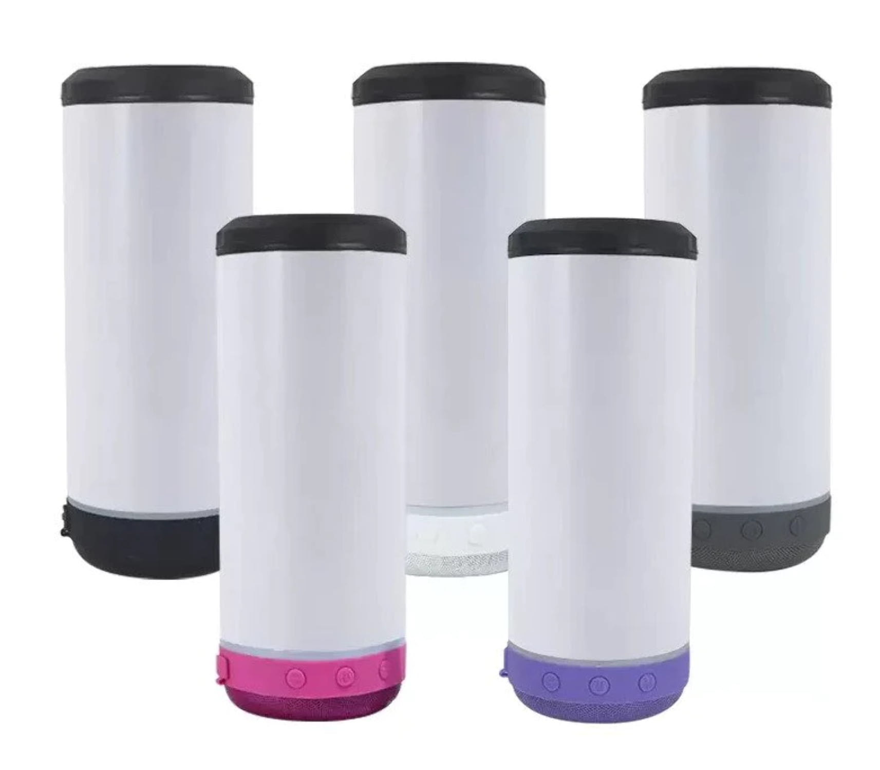 16oz 4 in 1 Blank Sublimation Can cooler Speaker Tumblers Straight