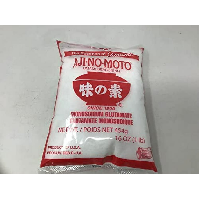  16oz Ajinomoto Umami Seasoning, MSG Monosodium Glutamate, Made  in USA, Naturally Delicious (One Bag per order) : Everything Else