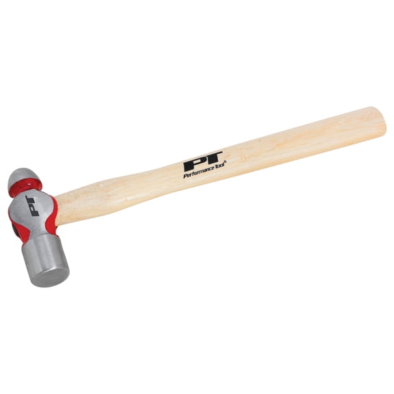 Performance Tool W1134-16 16 oz. Ball Pein Hammer with Hardwood Handle