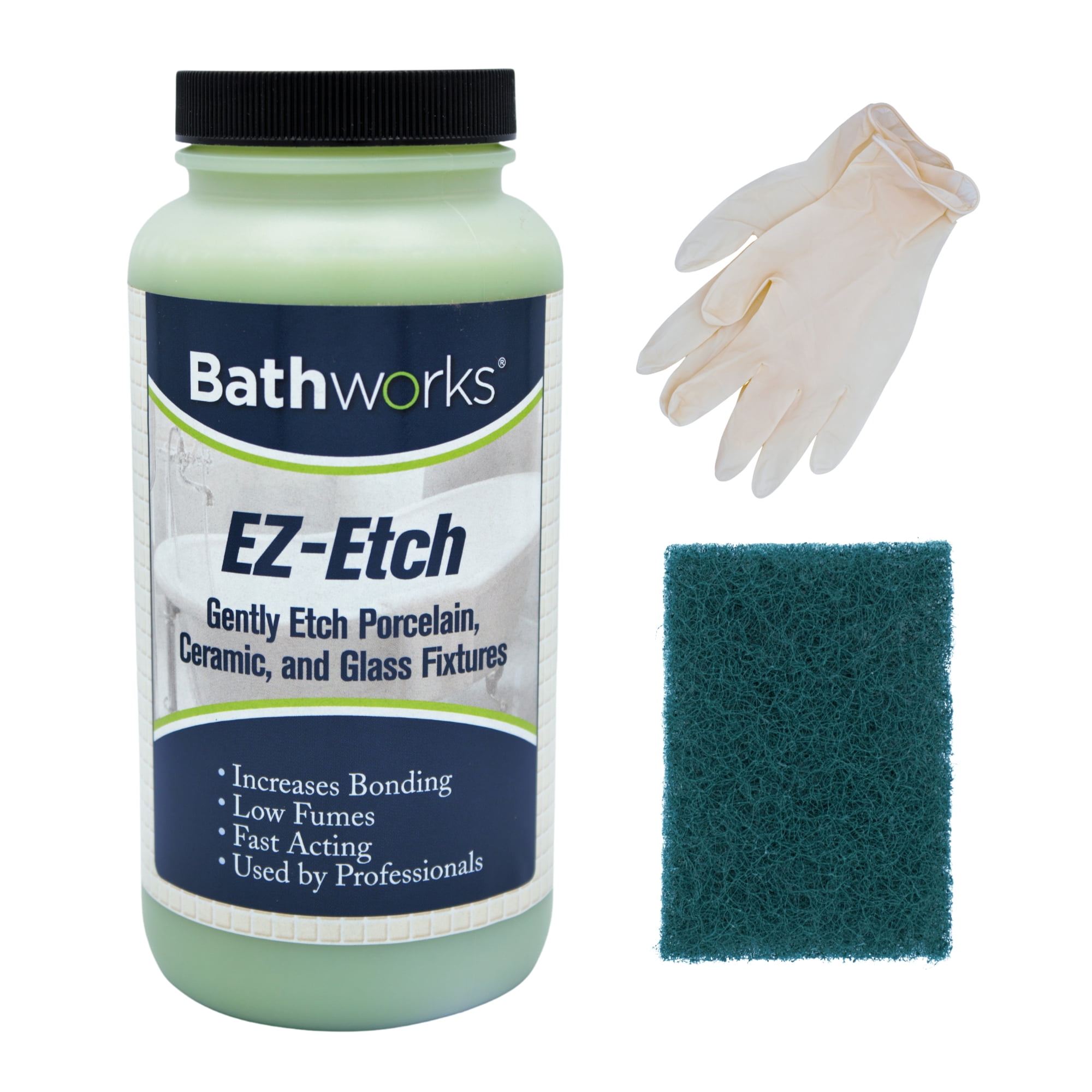 16oz Bathworks® EZ Etch Porcelain, Ceramic, & Glass Etching Paste Kit