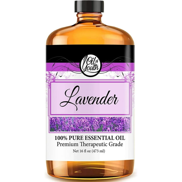 Where To Buy Lavender Oil Near Me Oil of Youth Lavender Essential Oil - 16oz Therapeutic Grade for