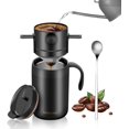 thumbnail image 1 of 16oz Camping Coffee Maker Pour Over Coffee Maker Set，Camp Pour Over Set，Portable Coffee Kit for Travel, Camping, Offices, Backpacking, 1 of 4