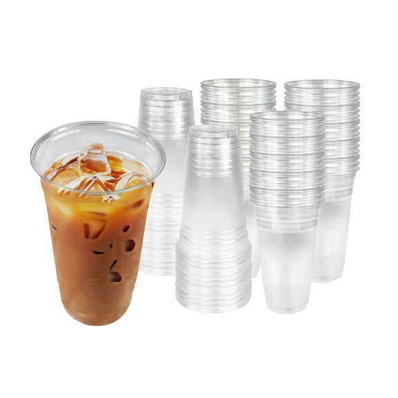 16oz. Clear PET Plastic Cold Cup - 1000/cs