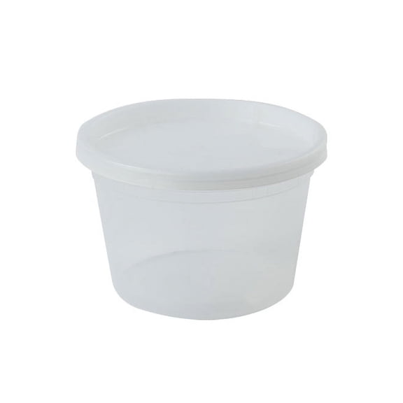 Dart Clear Plastic Soup Food Storage Container (50 Count)