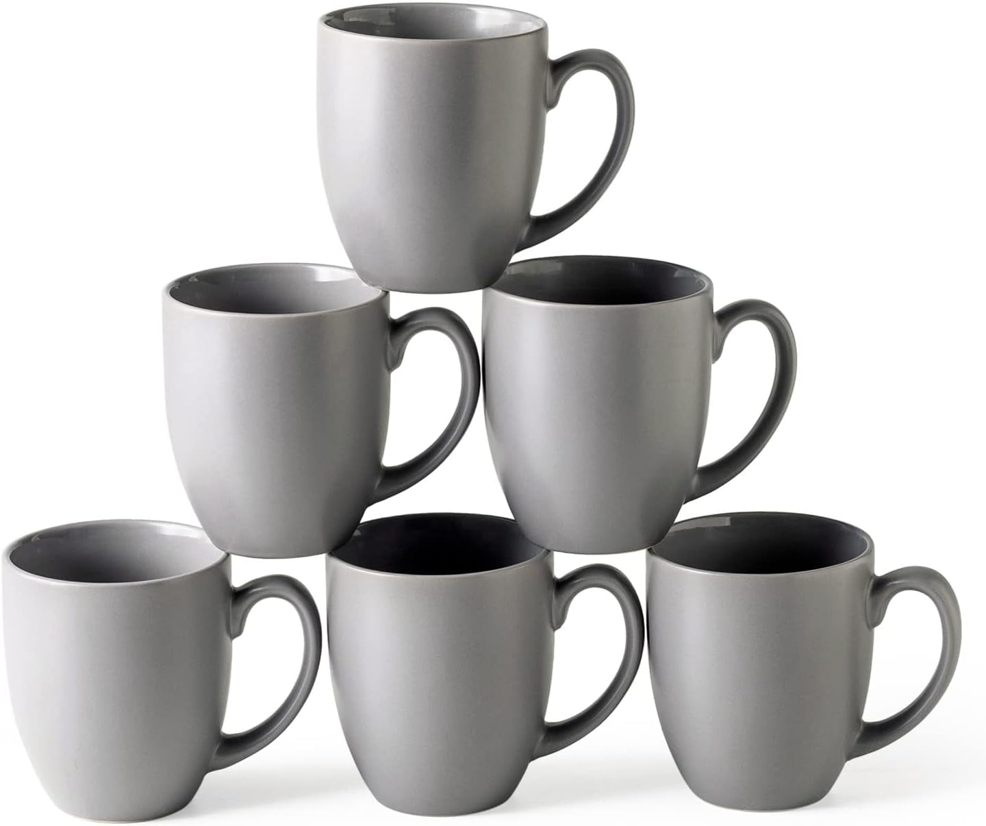 16 oz Coffee Mug Set of 6, Large Ceramic Coffee Mug for Men, Women ...