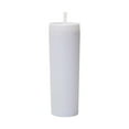 thumbnail image 1 of 16oz Frosted Acrylic Skinny Tumblers Set - Double Wall Insulated Reusable Cups With Straws & Lids, Cold Drink Tumbler for Home, Party, Travel, 1 of 1