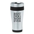 thumbnail image 1 of 16oz Insulated Stainless Steel Travel Mug Coffee Mug Tumbler Best Dog Mom Ever (Black), 1 of 1