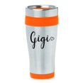 thumbnail image 1 of 16oz Insulated Stainless Steel Travel Mug Coffee Mug Tumbler Gigi With Heart (Orange), 1 of 1