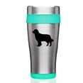 thumbnail image 1 of 16oz Insulated Stainless Steel Travel Mug Coffee Mug Tumbler Golden Retriever (Teal), 1 of 1