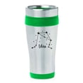 thumbnail image 1 of 16oz Insulated Stainless Steel Travel Mug Coffee Mug Tumbler Libra Star Zodiac Horoscope Constellation (Green), 1 of 1
