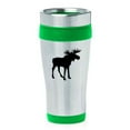 thumbnail image 1 of 16oz Insulated Stainless Steel Travel Mug Coffee Mug Tumbler Moose (Green), 1 of 1