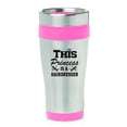 thumbnail image 1 of 16oz Insulated Stainless Steel Travel Mug This Princess Is A Hairdresser (Pink), 1 of 1