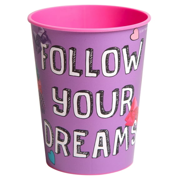 16oz JoJo Siwa Party Dreams Plastic Stadium Cup, 1ct
