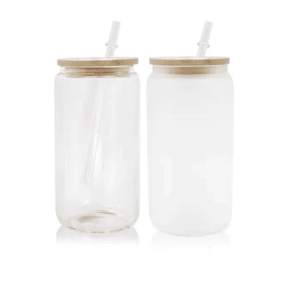 16oz Just Another Chapter custom Sublimation Printed Clear or Frost Glass Tumbler, Mug, Jar Cup