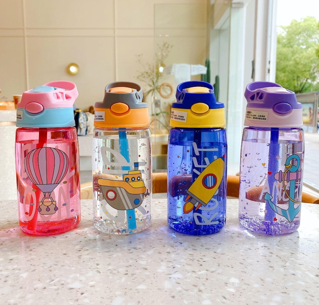 16oz-kids-water-bottle-with-straw-and-built-in-carrying-loop-walmart