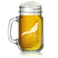 thumbnail image 1 of 16oz Mason Jar Glass Mug w/Handle Grackle Bird, 1 of 1