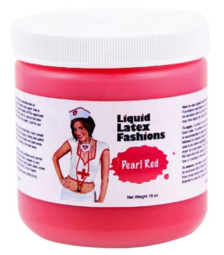 16oz Pearl Red Liquid Latex *Ammonia Free* Body Paint