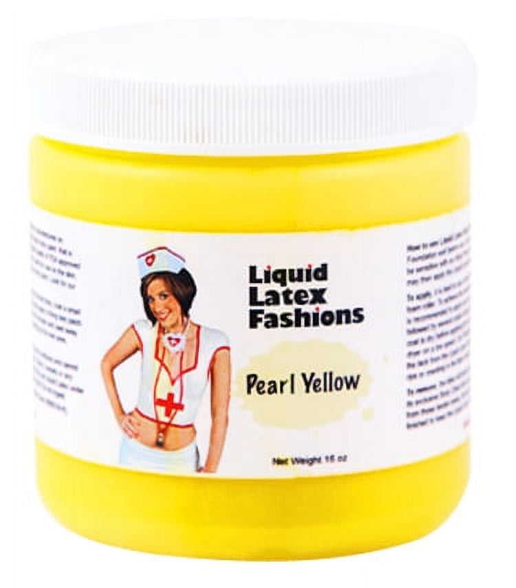 16oz Pearl Yellow Liquid Latex *Ammonia Free* Body Paint