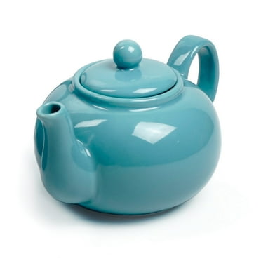 16oz Stoneware Teapot, Turquoise