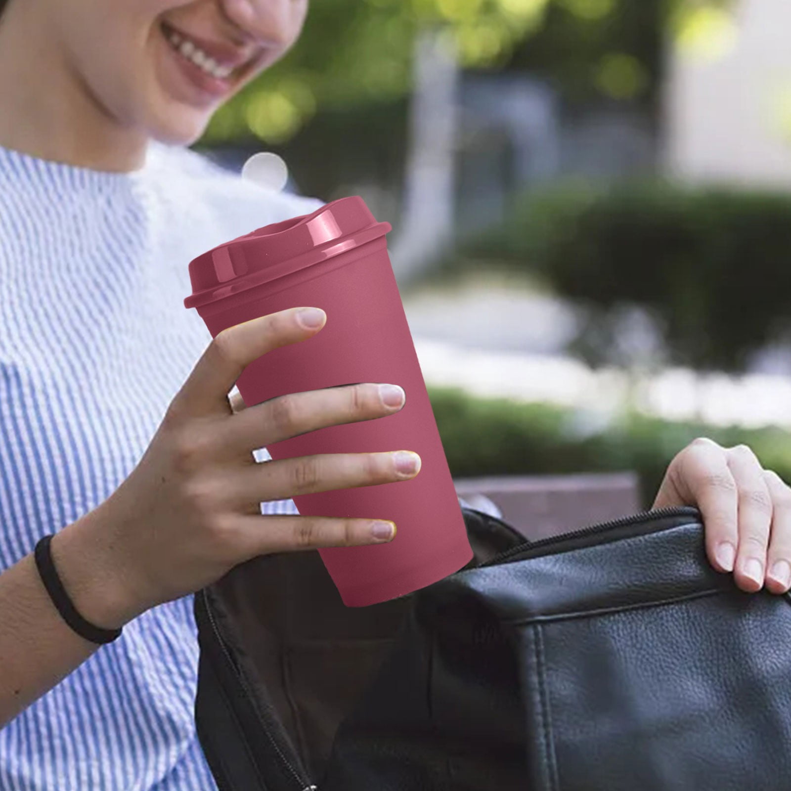 16oz Thermoplastic Cup Creative Pp Color Changing Cup Cartoon Milk Tea