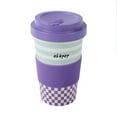 thumbnail image 1 of 16oz Travel Mug with Lid, Insulated Tumbler, Non-Slip Sleeve and BPA-Free - Microwave & Dishwasher Safe, Reusable Plastic To Go Travel Coffee Mug, 1 of 6