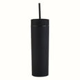 thumbnail image 1 of 16oz Tumbler with Lid and Straw Reusable Plastic Travel Cup Spill-Proof Water Coffee Juice Acrylic Cup, 1 of 4