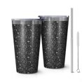 thumbnail image 1 of 16oz Tumblers Black White Gothic Hand Eye Moon Pattern Stainless Steel Vacuum Insulated Double Wall Travel Tumbler Cups Mug with Lid and Straw,Cleaning Brush for Coffee,Tea, 1 of 4