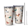 thumbnail image 1 of 16oz Tumblers Dachshund Stainless Steel Vacuum Insulated Double Wall Travel Tumbler Cups Mug with Lid and Straw,Cleaning Brush for Coffee,Tea, 1 of 4