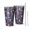 thumbnail image 1 of 16oz Tumblers Fairy Princess Magic Pattern Stainless Steel Vacuum Insulated Double Wall Travel Tumbler Cups Mug with Lid and Straw,Cleaning Brush for Coffee,Tea, 1 of 4