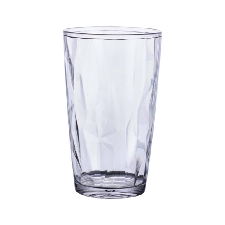 16oz Unbreakable Acrylic Drinking Glasses - BPA-Free Tumblers for Home &  Restaurants - Shatterproof, Stackable & Dishwasher Safe - Walmart.com