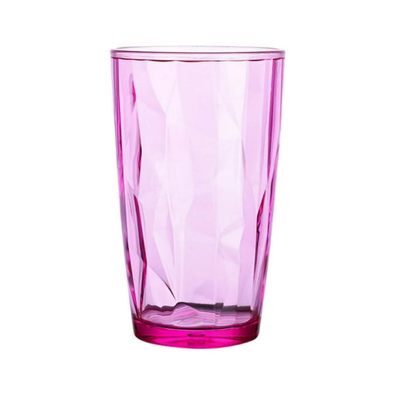 16oz Unbreakable Acrylic Drinking Glasses - BPA-Free Tumblers for Home & Restaurants - Shatterproof, Stackable & Dishwasher Safe