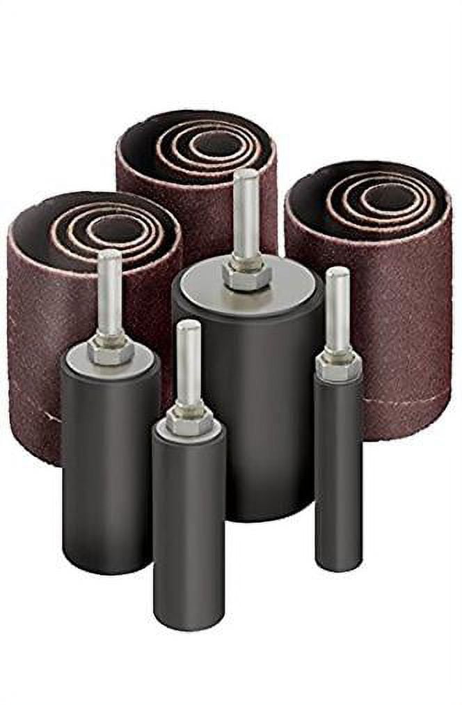 16pc Deep Long Sanding Round Drum Set for Wood Drill Press Sander