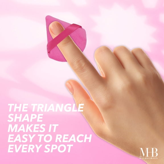 16pc Makeup Blender Set - Pink Makeup Sponges & Beauty Essentials Organizer | Assorted Beauty Blenders, Makeup Sponges and Wedges For Flawless Makeup Application