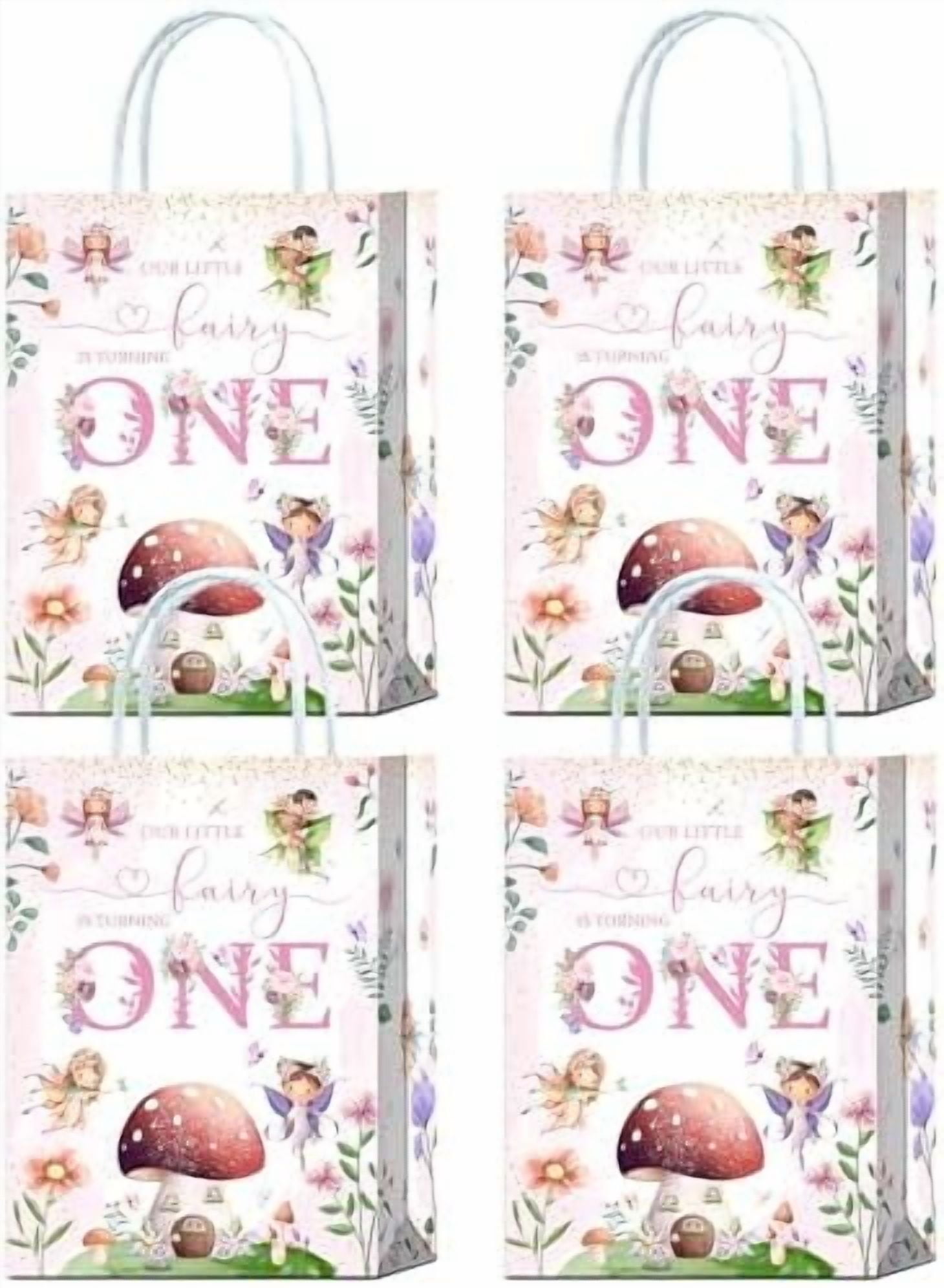 16pc My Fairy First Birthday Decorations - Goodie Bags for Fairy Tale Garden 1st Birthday Woodland Party Favors$$Home Decor, Kitchen, & Other
