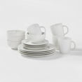 thumbnail image 1 of 16pc Porcelain Dinnerware Set White - Threshold, 1 of 9